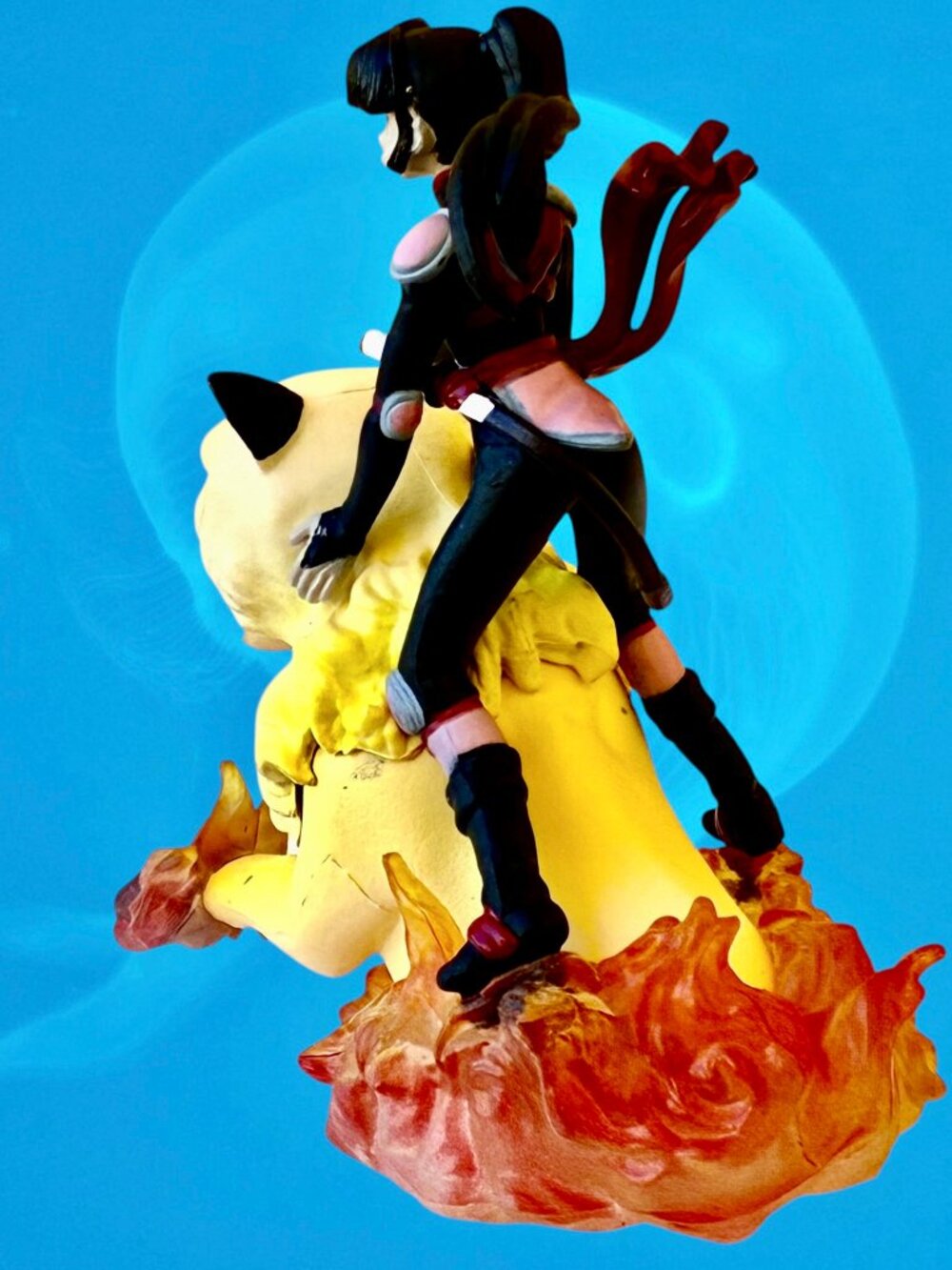 2005 Toynami InuYasha Mini Figurines Sango And Kirara Demon Slayer - Picture 8 of 12